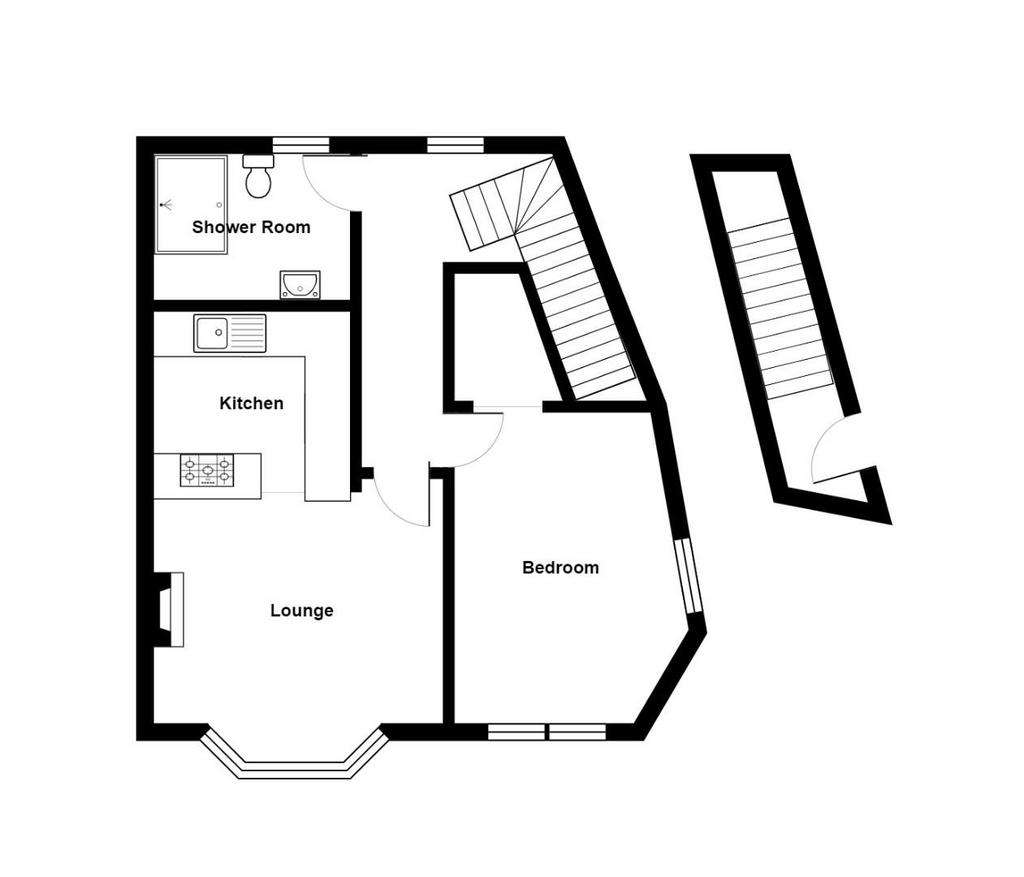 1 bedroom Residential development for sale - floorplan