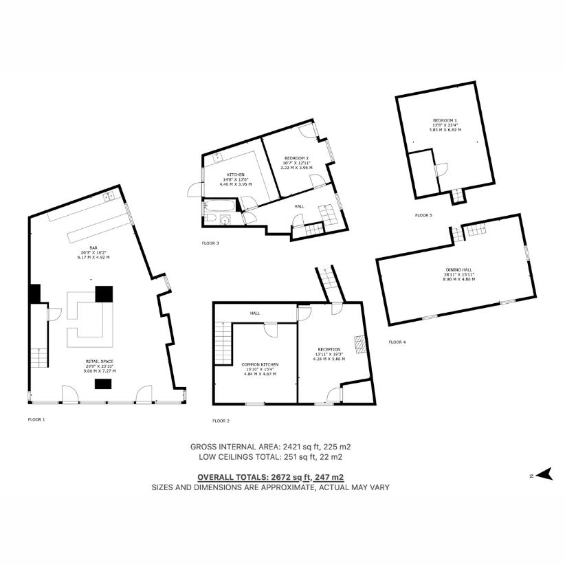 2 bedroom end of terrace house for sale - floorplan