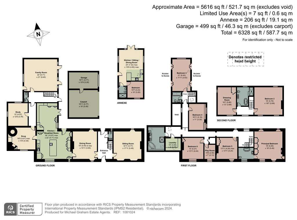 7 bedroom detached house for sale - floorplan