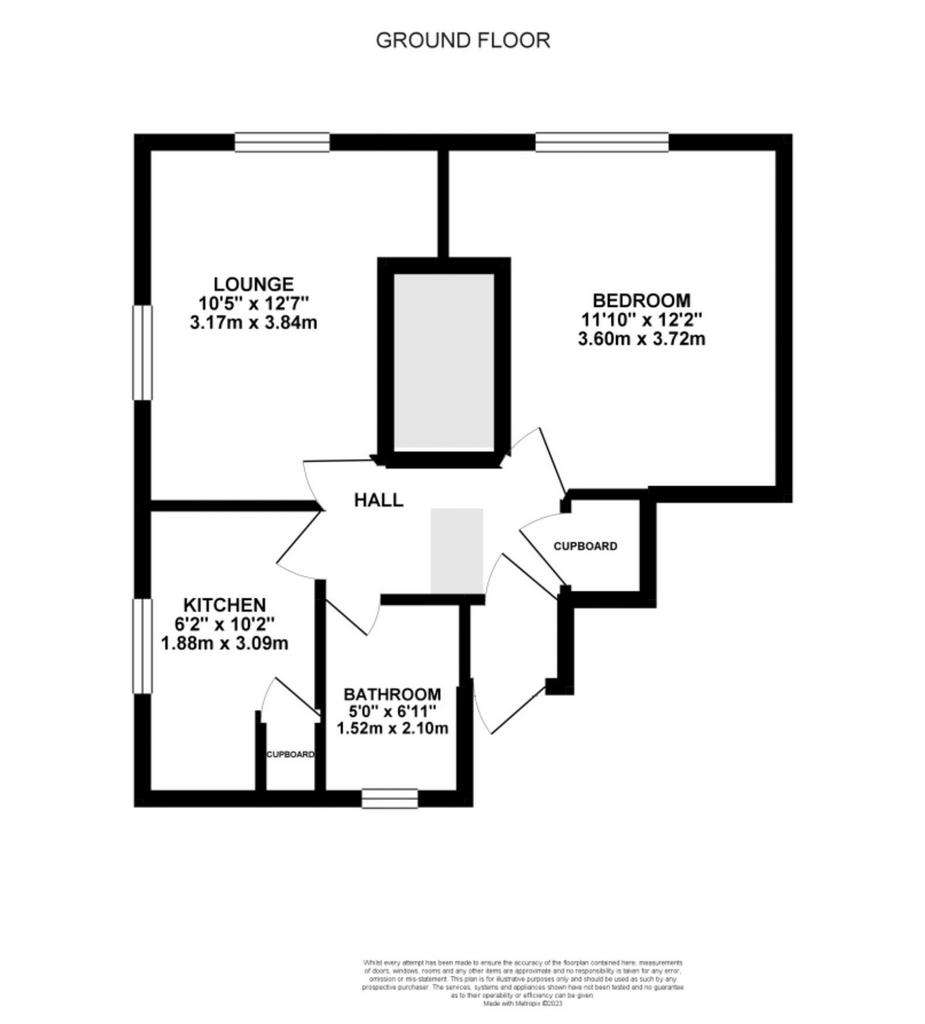 1 bedroom flat for sale - floorplan