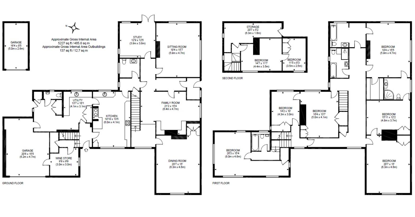 8 bedroom property for sale - floorplan