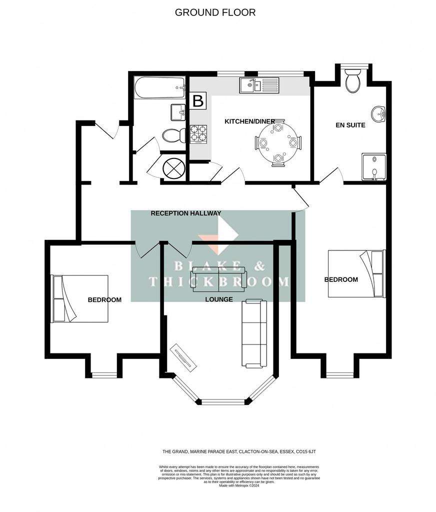 2 bedroom flat for sale - floorplan