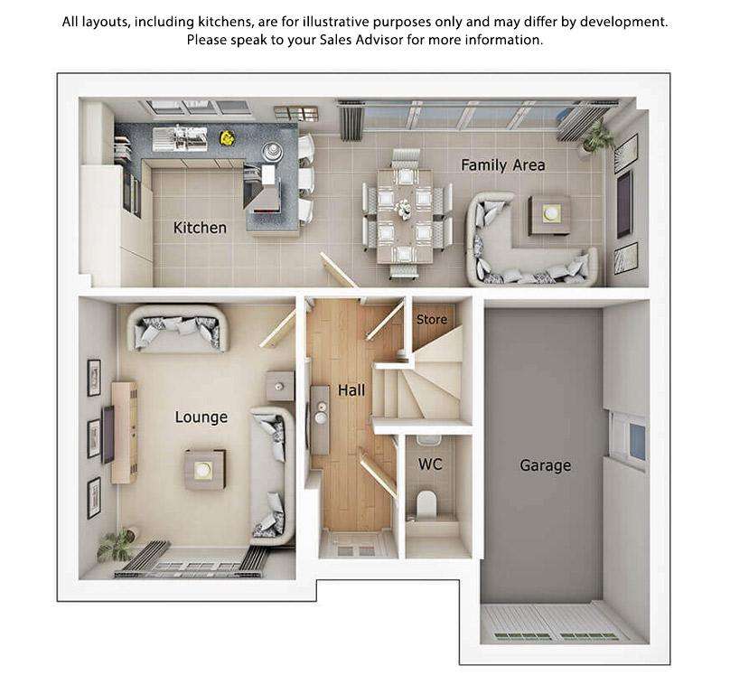 4 bedroom detached house for sale - floorplan