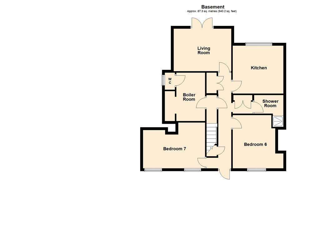 9 bedroom semi-detached house for sale - floorplan