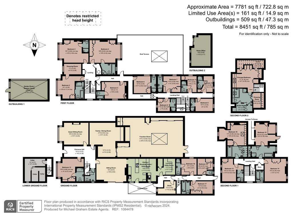 19 bedroom detached house for sale - floorplan