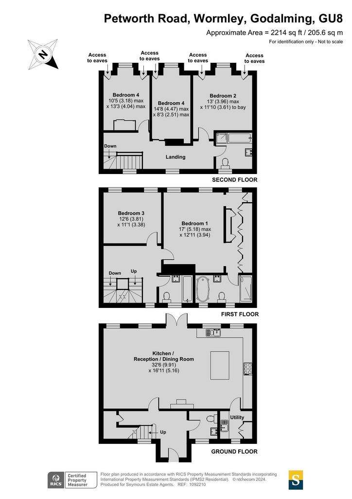5 bedroom character property to rent - floorplan