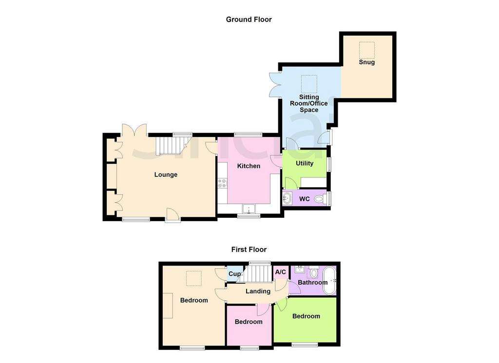 3 bedroom character property for sale - floorplan