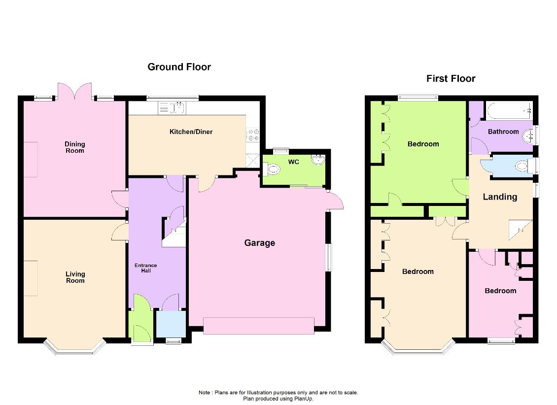 3 bedroom property for sale - floorplan