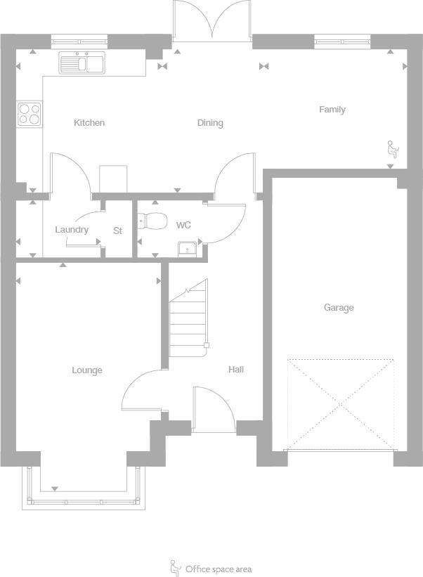 4 bedroom detached house for sale - floorplan