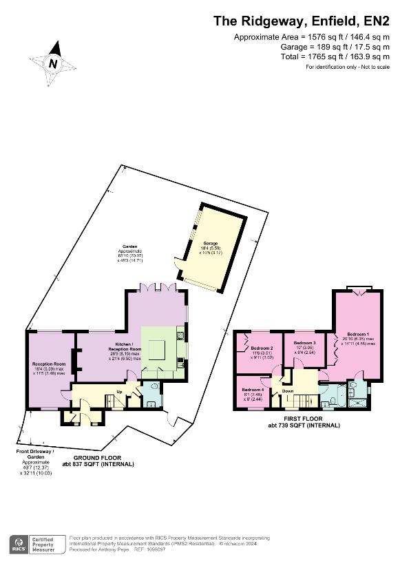 4 bedroom property for sale - floorplan