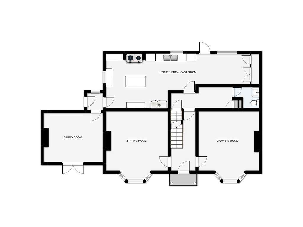 5 bedroom manor house for sale - floorplan