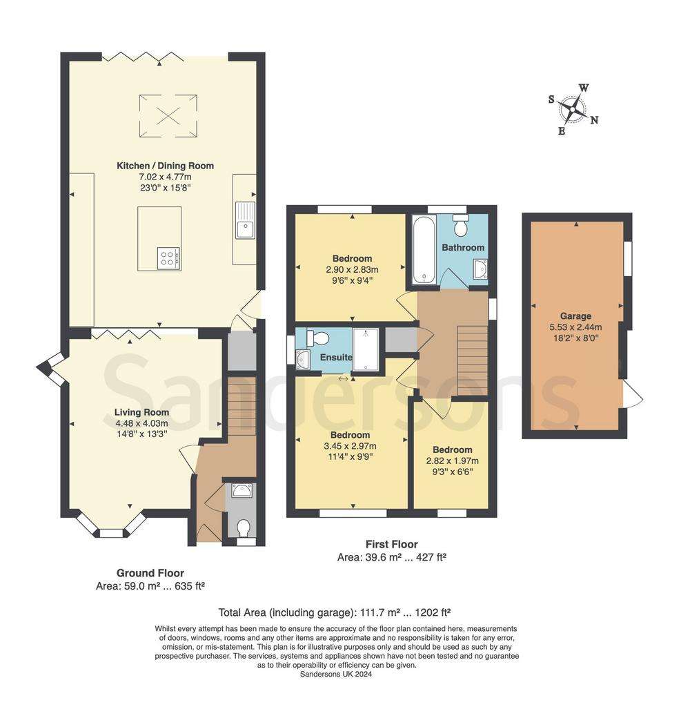 3 bedroom detached house for sale - floorplan