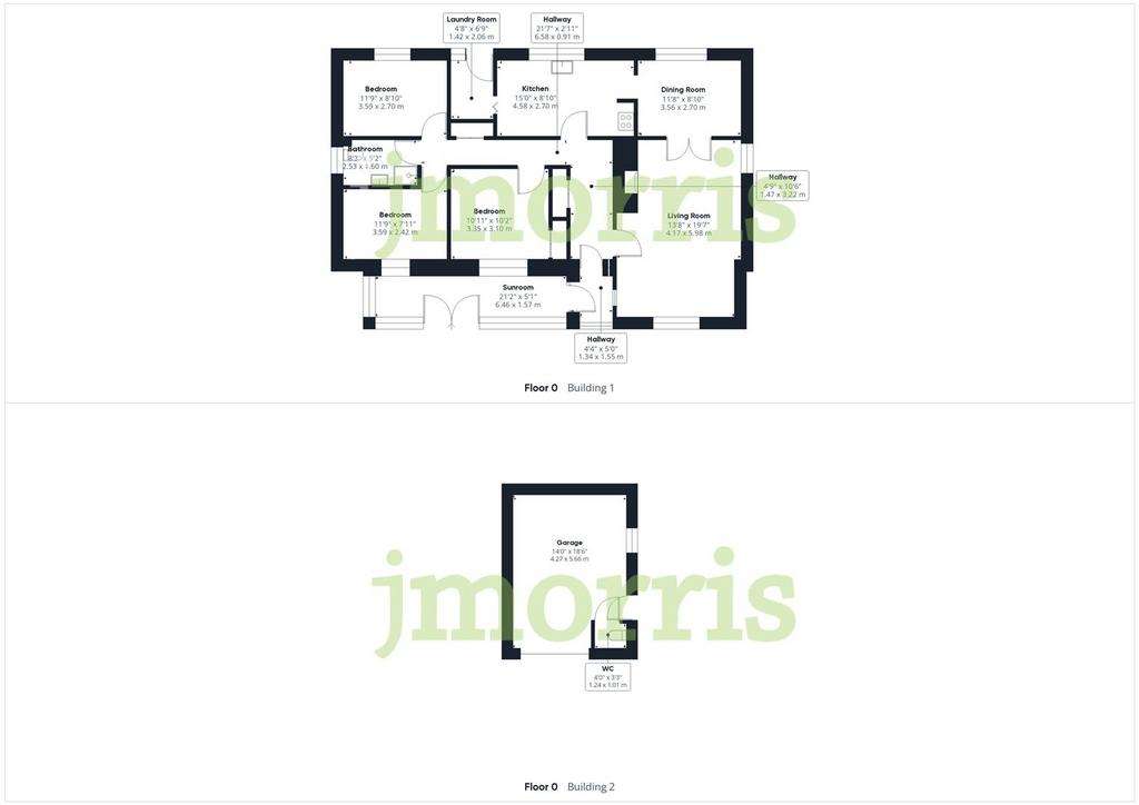 3 bedroom detached bungalow for sale - floorplan