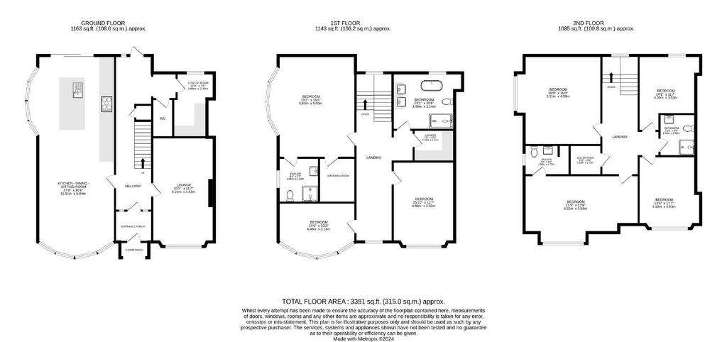 7 bedroom end of terrace house for sale - floorplan