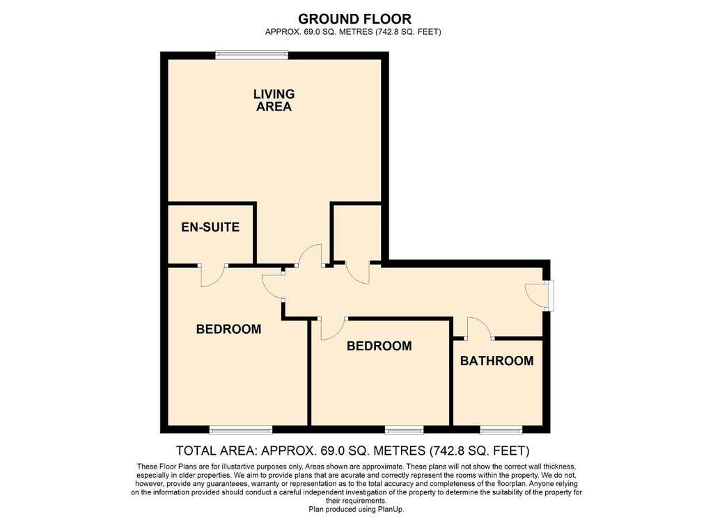 2 bedroom flat for sale - floorplan