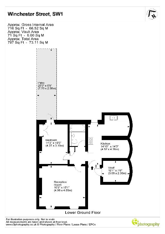 1 bedroom flat for sale - floorplan