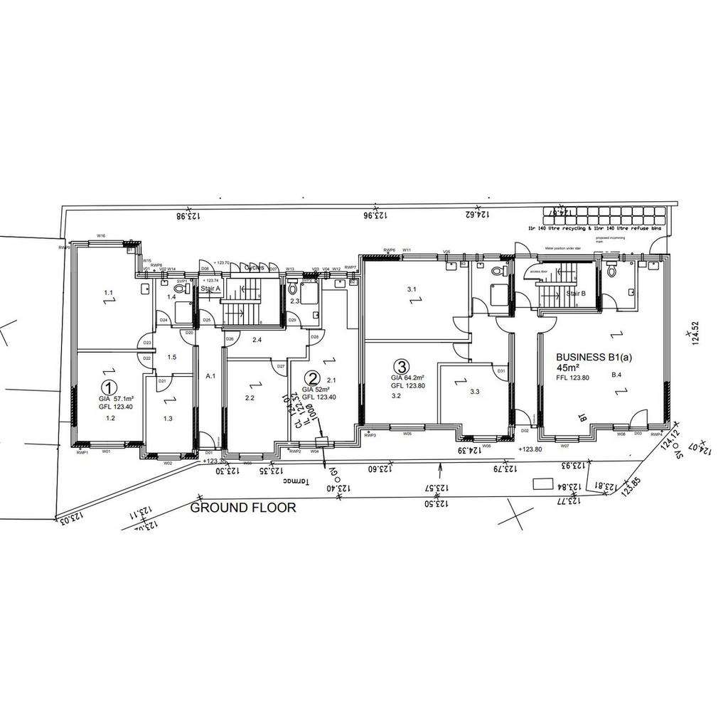 16 bedroom block of apartments for sale - floorplan