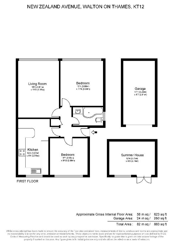 2 bedroom maisonette for sale - floorplan