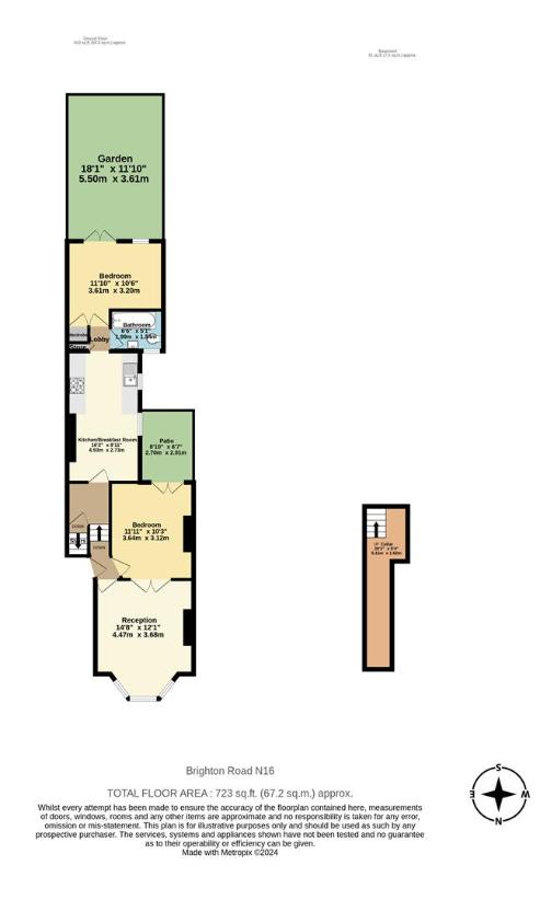 2 bedroom flat for sale - floorplan