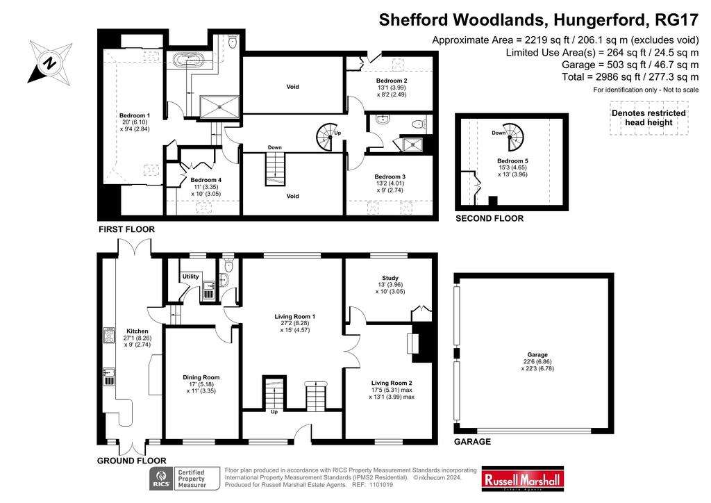 5 bedroom barn conversion for sale - floorplan