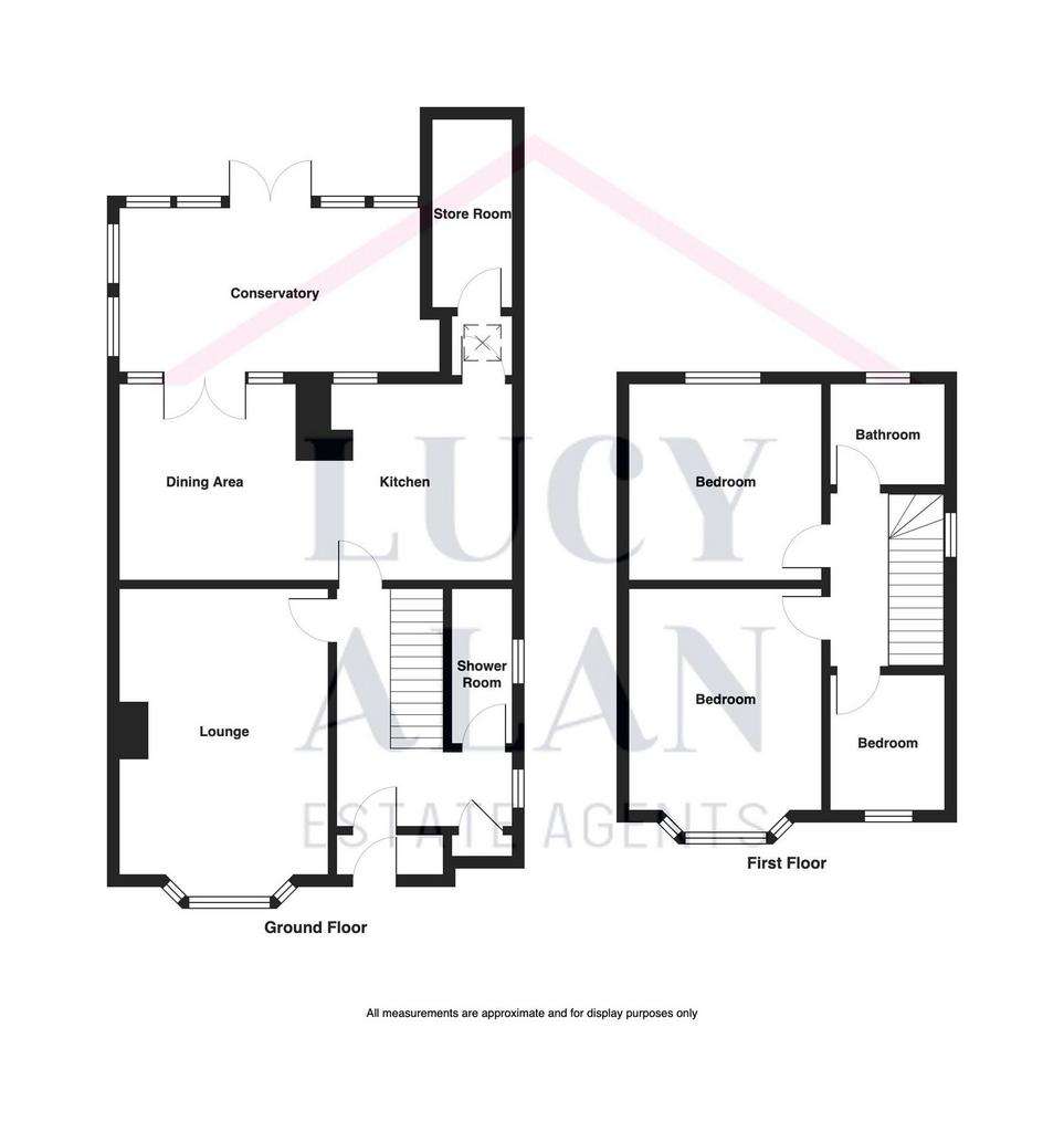 3 bedroom semi-detached house for sale - floorplan