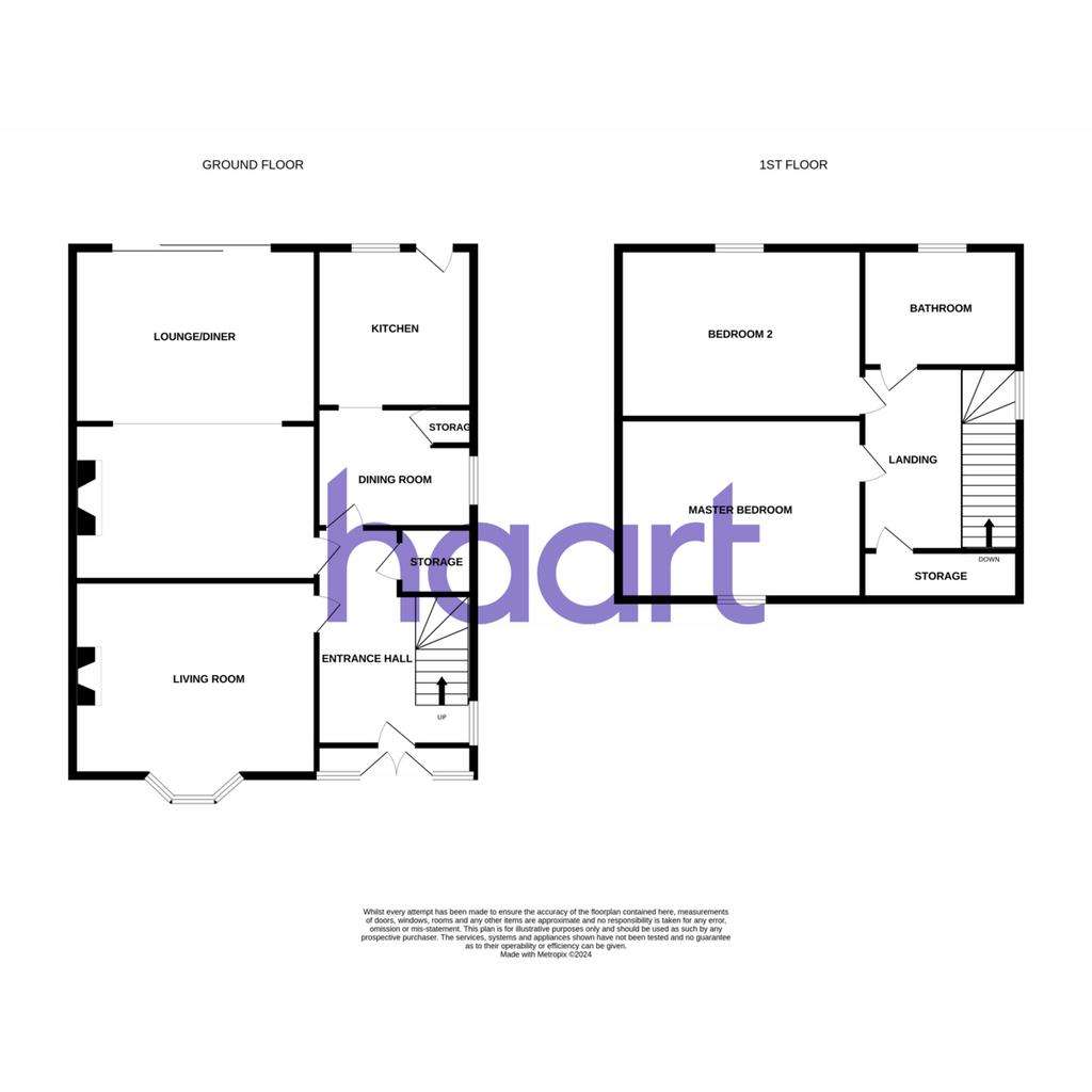 2 bedroom detached house for sale - floorplan