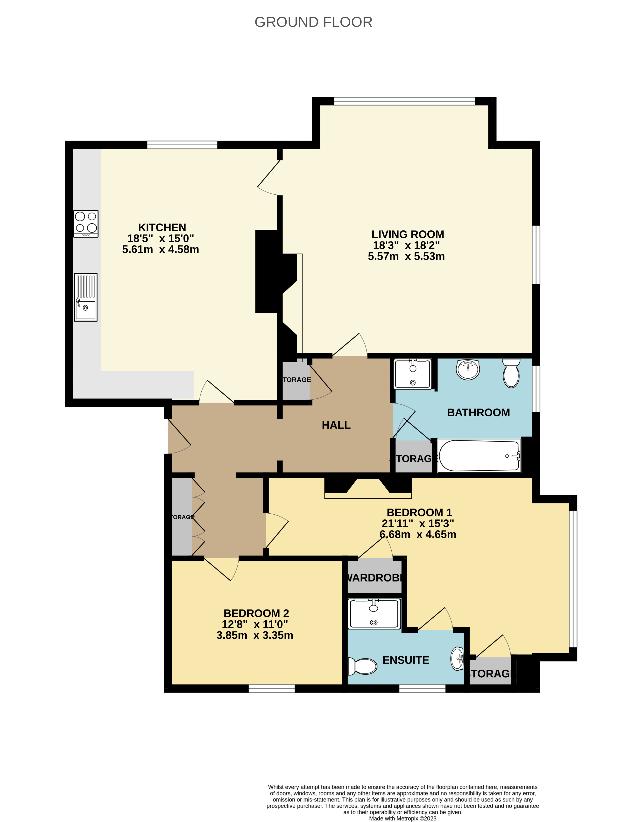 2 bedroom flat for sale - floorplan