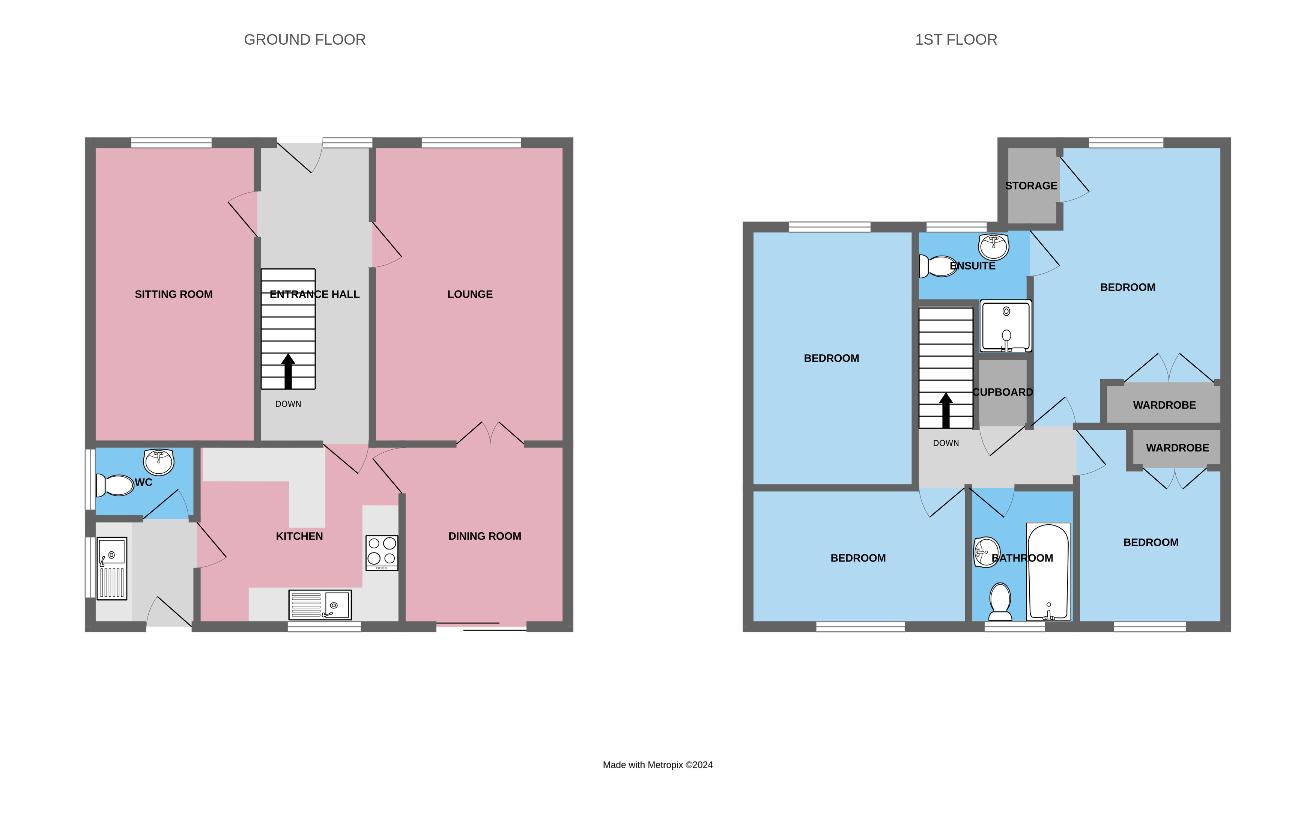 4 bedroom property for sale - floorplan