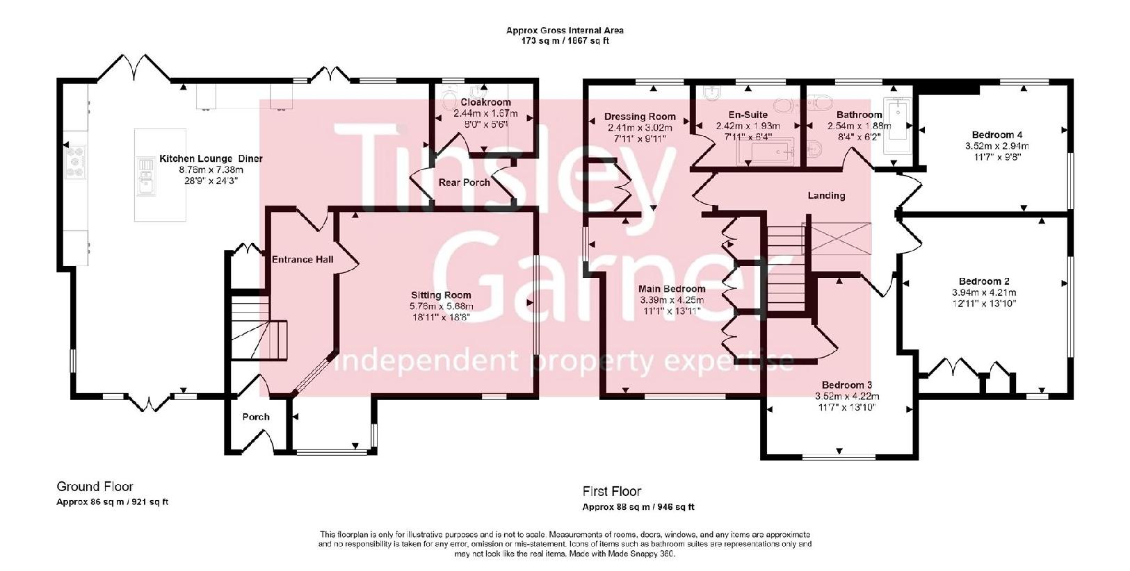 4 bedroom detached house for sale - floorplan