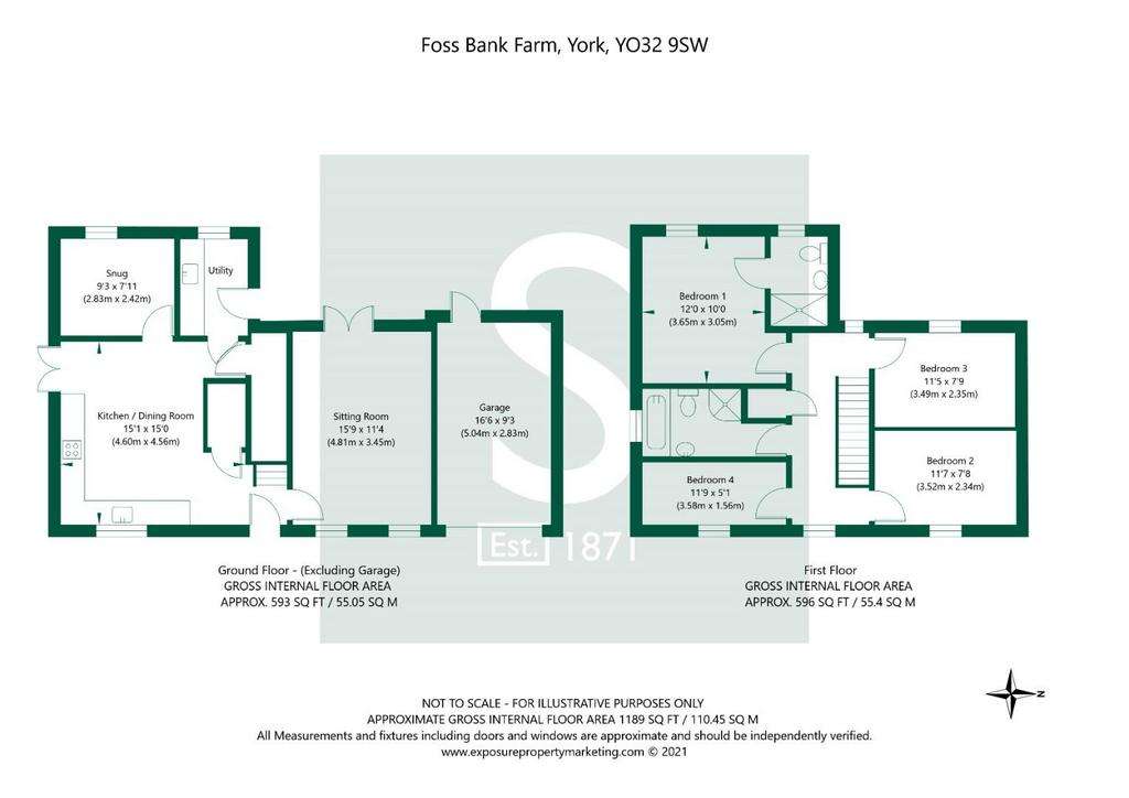 4 bedroom detached house to rent - floorplan