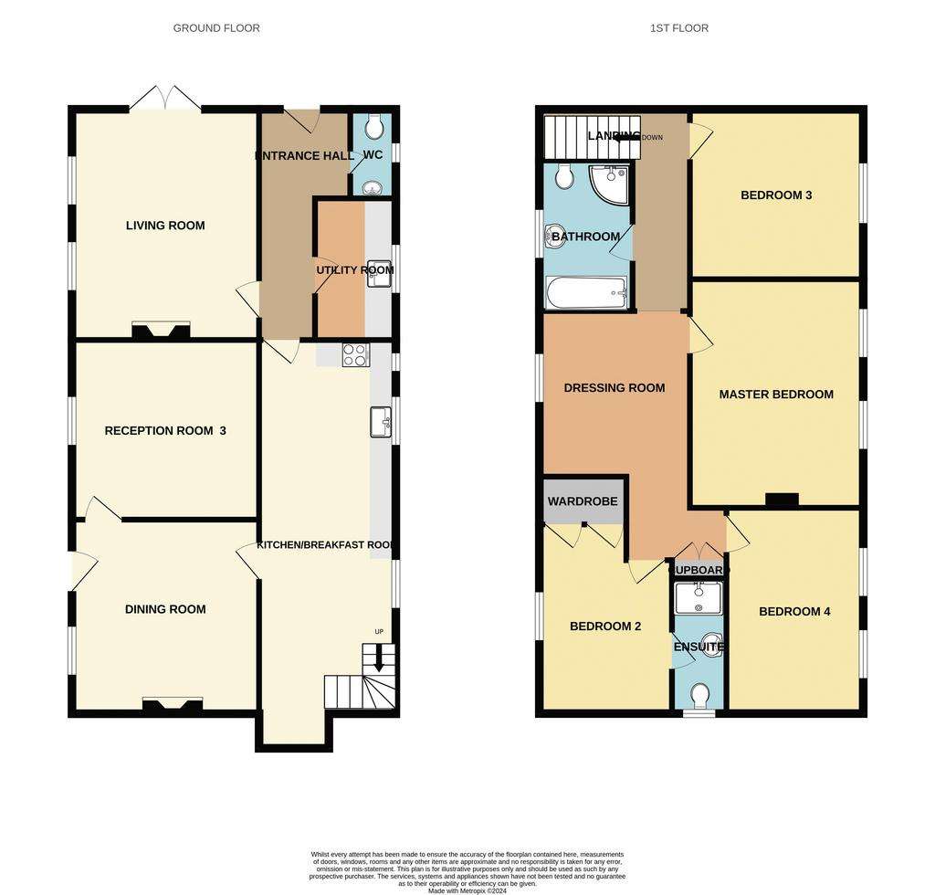 4 bedroom character property to rent - floorplan