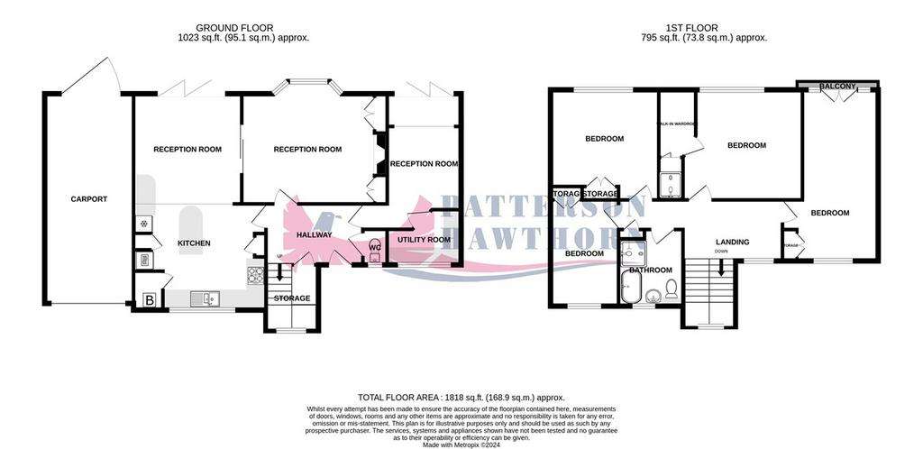 4 bedroom semi-detached house for sale - floorplan