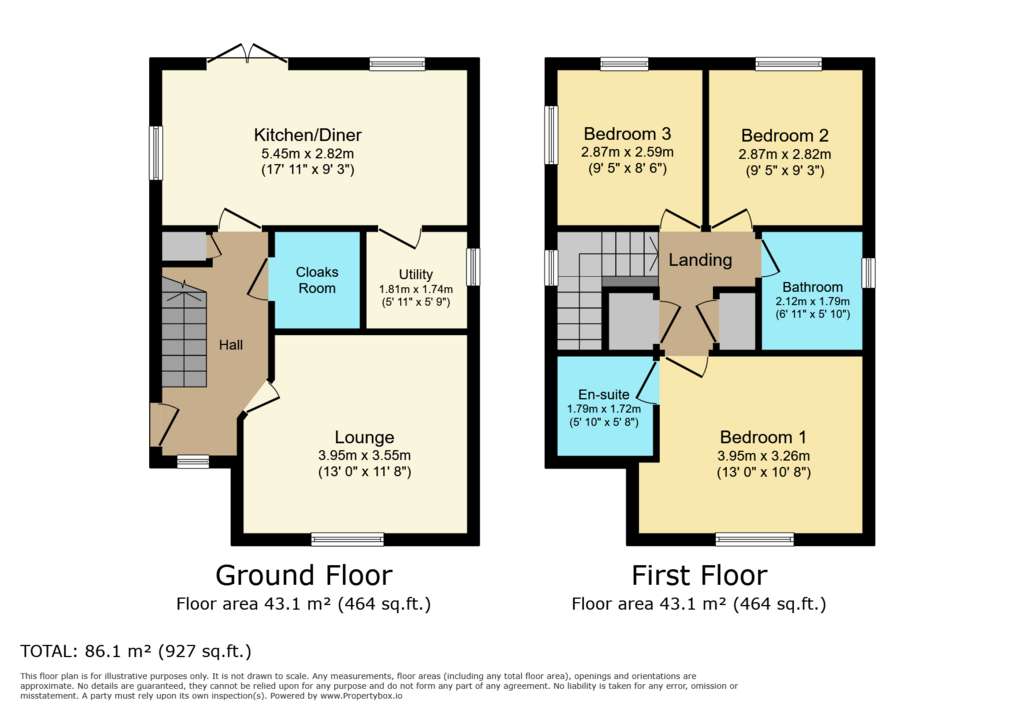 3 bedroom detached house for sale - floorplan