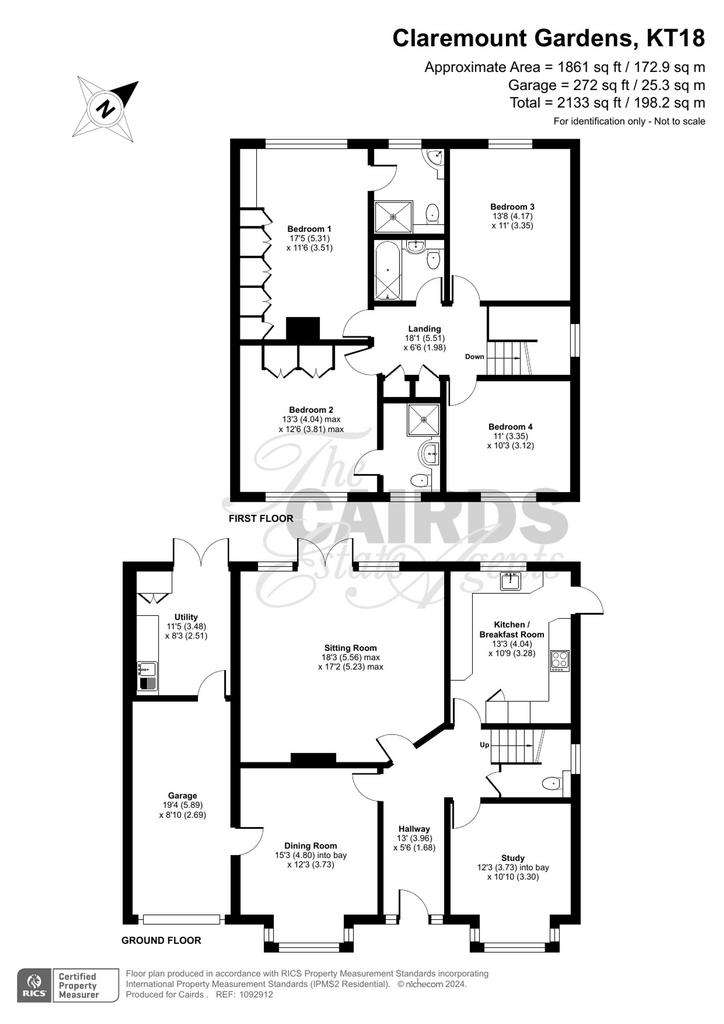 4 bedroom detached house for sale - floorplan