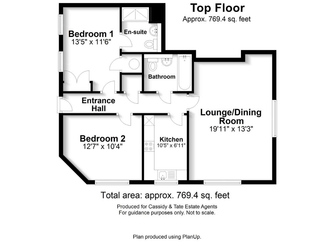 2 bedroom flat for sale - floorplan