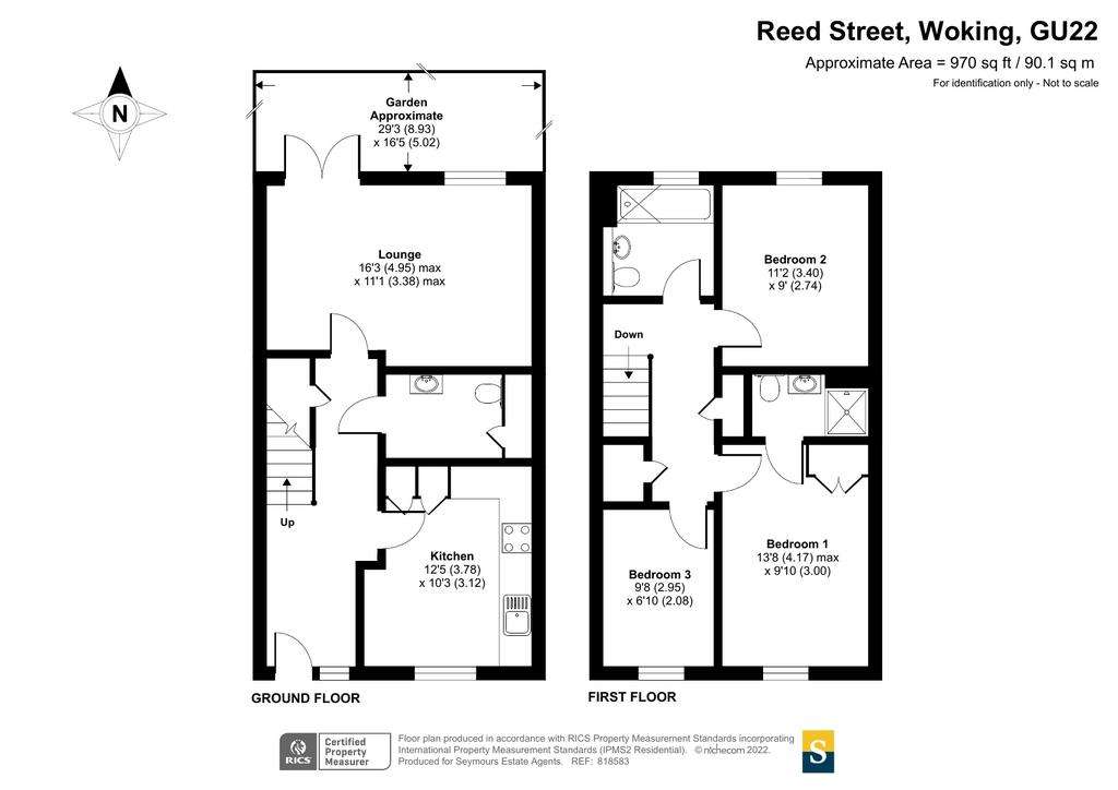 3 bedroom link-detached house to rent - floorplan