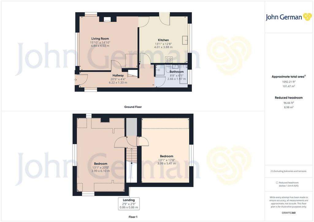 2 bedroom detached house for sale - floorplan