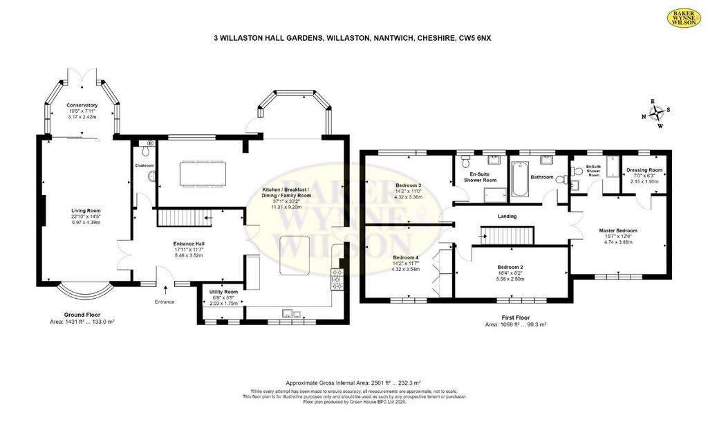 4 bedroom detached house for sale - floorplan