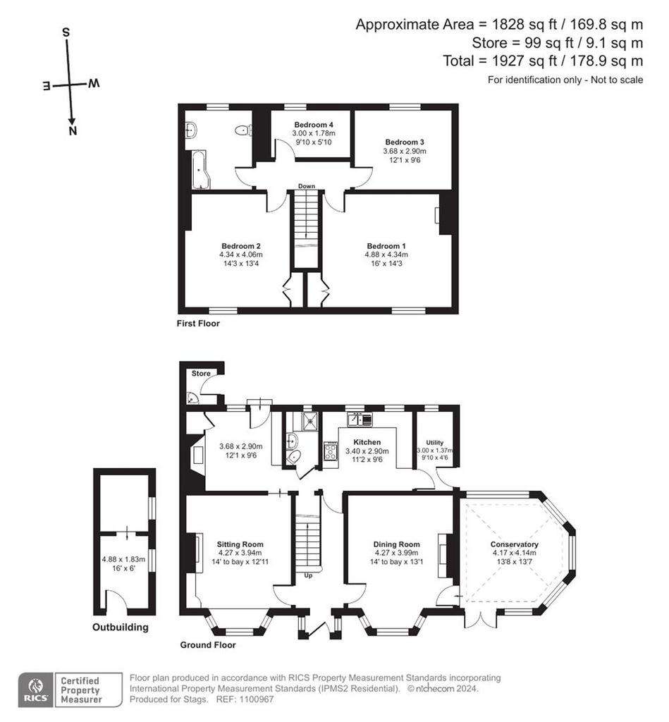9 bedroom detached house for sale - floorplan