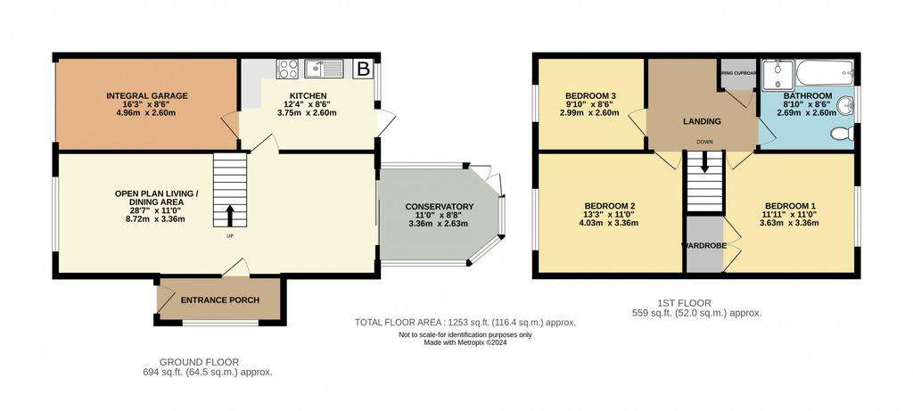 3 bedroom house for sale - floorplan