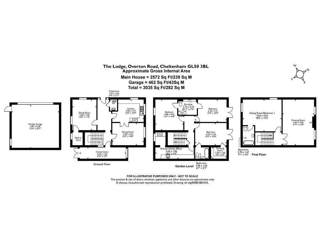 4 bedroom link-detached house for sale - floorplan