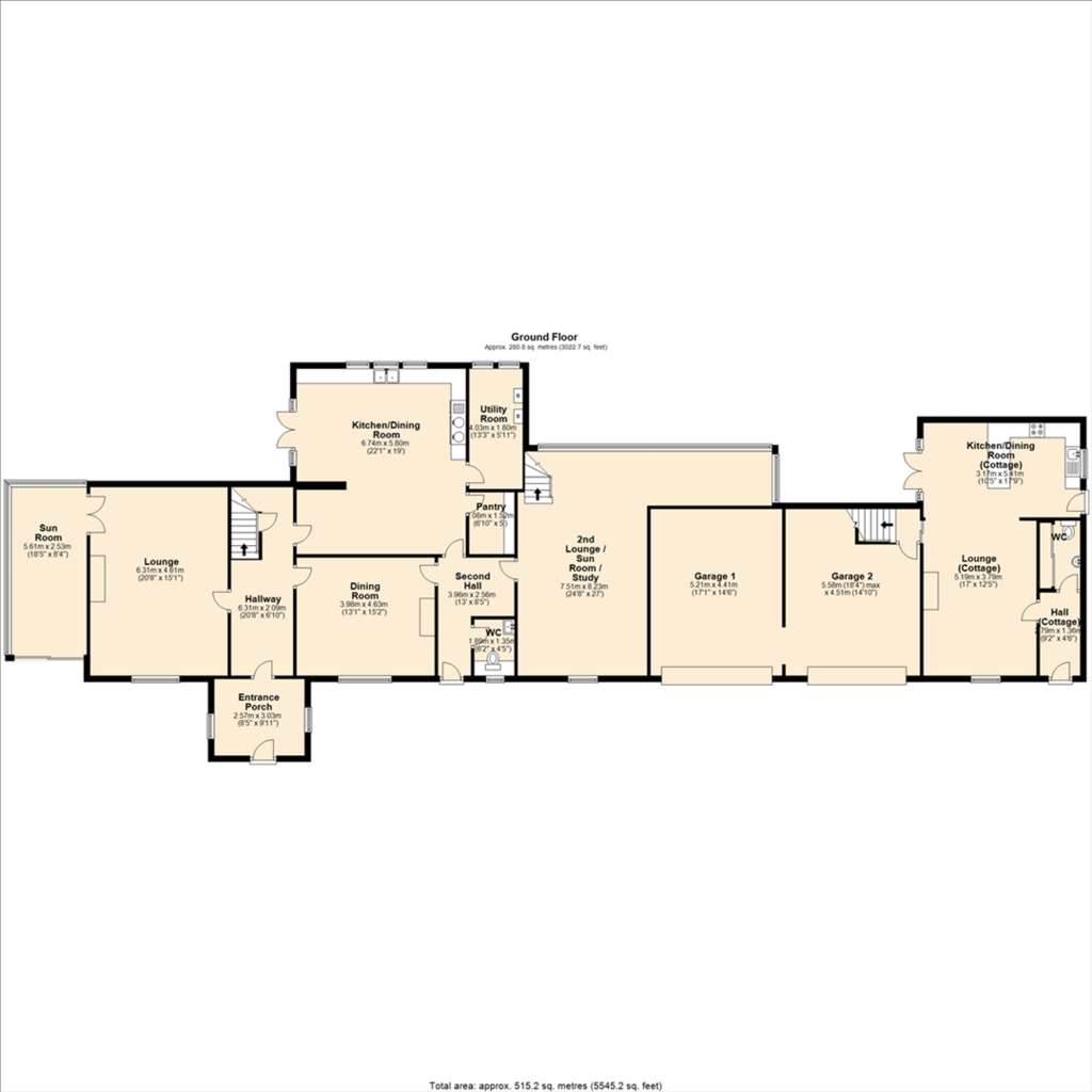 8 bedroom character property for sale - floorplan