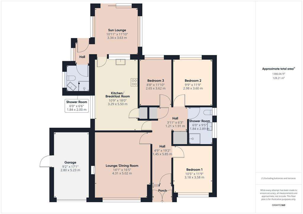 3 bedroom detached bungalow for sale - floorplan