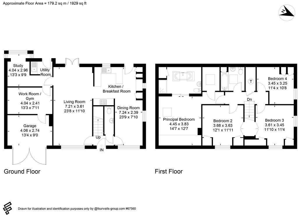 4 bedroom detached house for sale - floorplan