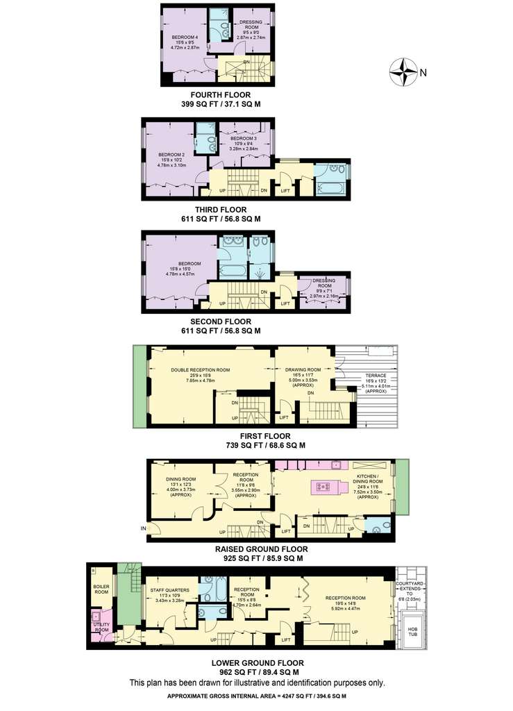 6 bedroom house to rent - floorplan