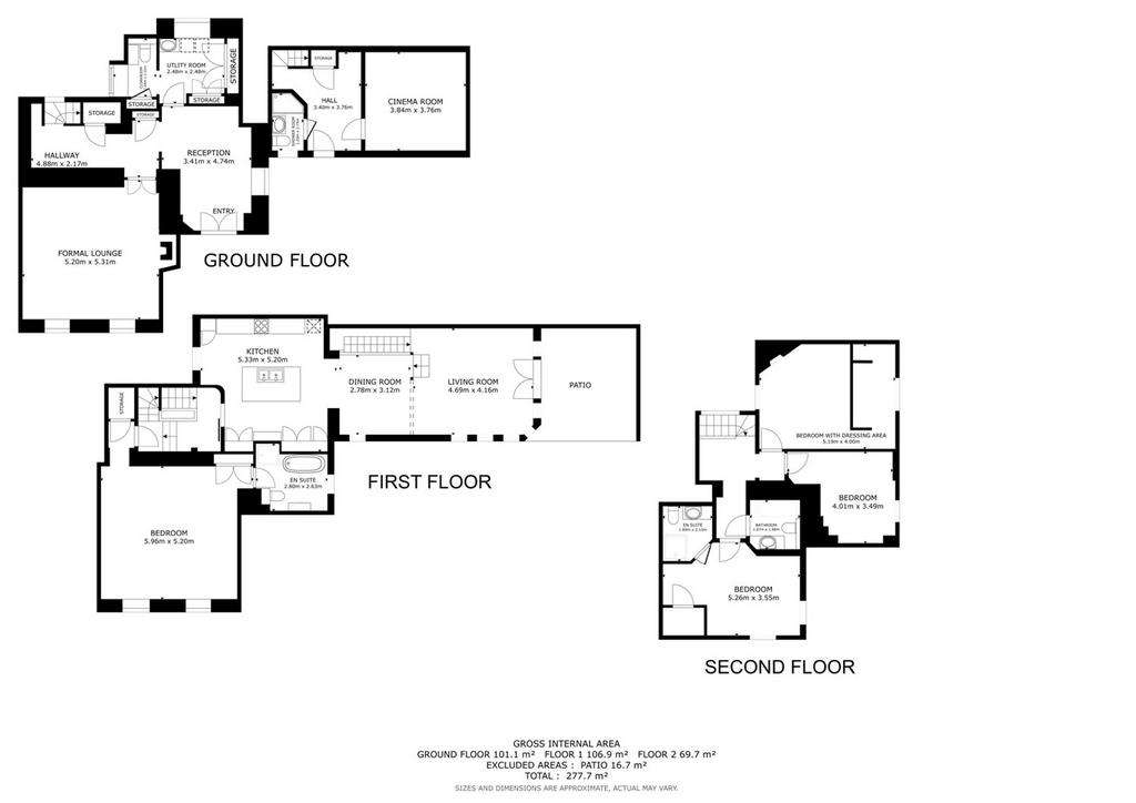 4 bedroom villa for sale - floorplan