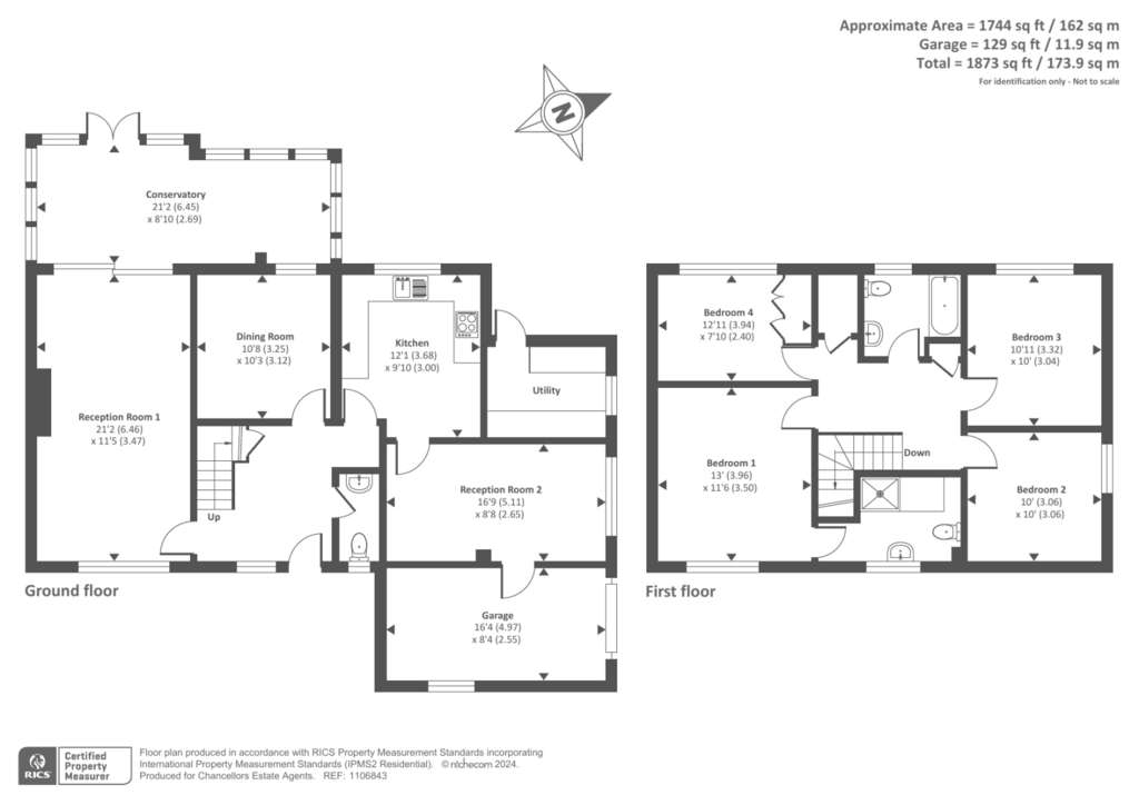 4 bedroom detached house for sale - floorplan