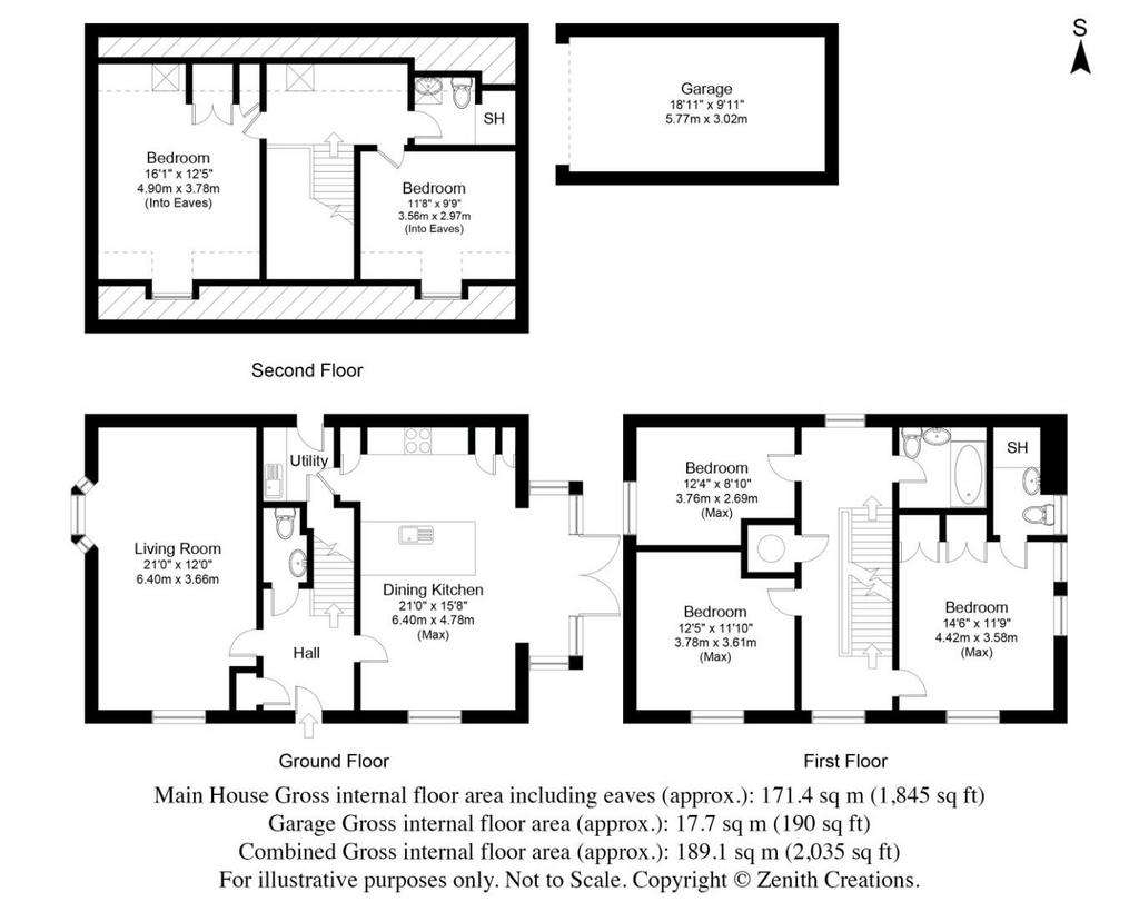 5 bedroom detached house for sale - floorplan