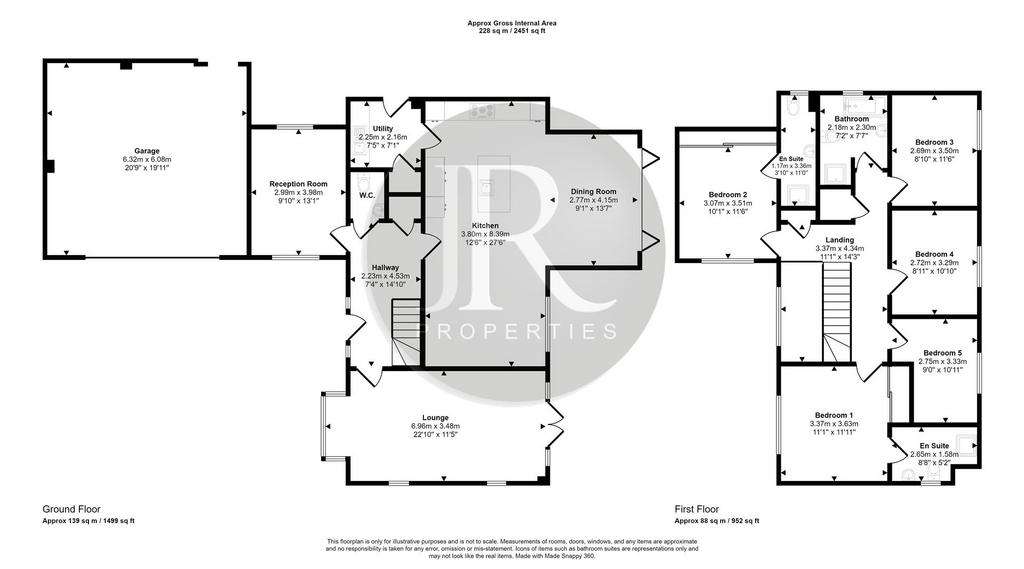 5 bedroom detached house for sale - floorplan