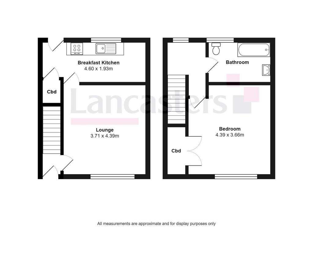 1 bedroom town house for sale - floorplan